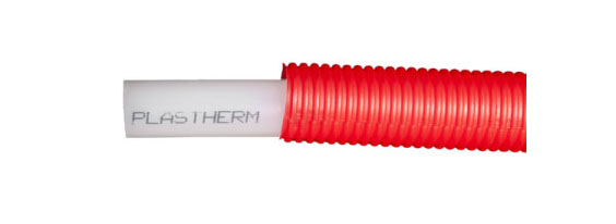 PE-Xb Bariyersiz Kılıflı Boru (Kırmızı) (Plastherm)